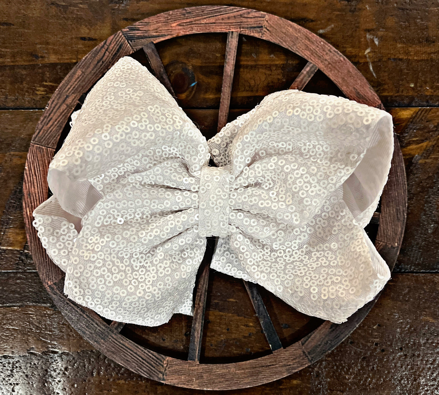 6.5” Double Layer Sequin Hair Bows