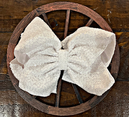 6.5” Double Layer Sequin Hair Bows