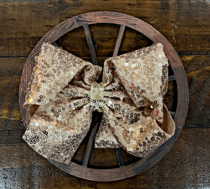 6.5” Double Layer Sequin Hair Bows