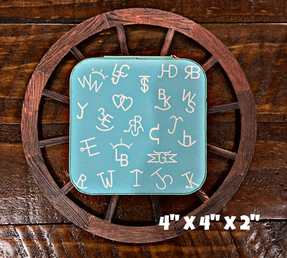 Western Print Small Jewelry Boxes