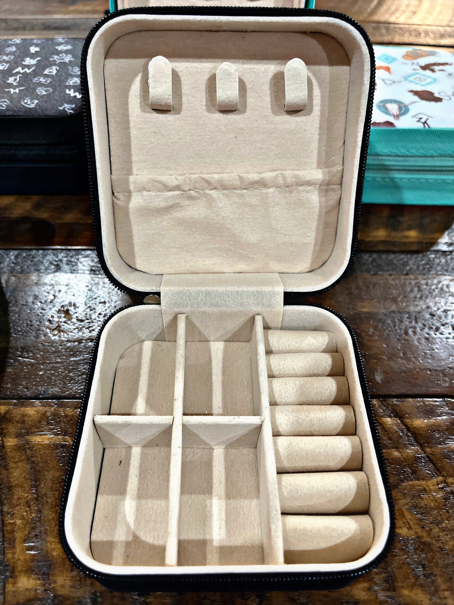 Western Print Small Jewelry Boxes