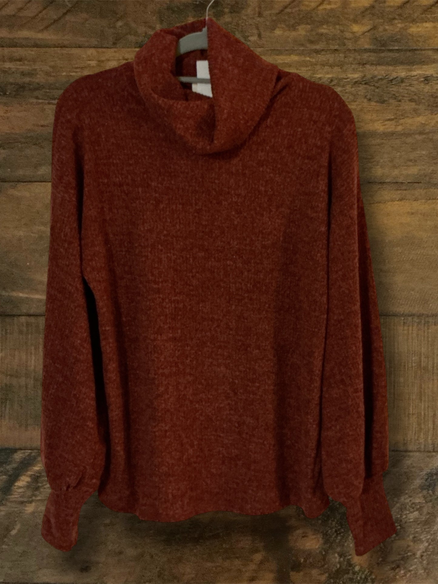 Wine Slouch Turtleneck