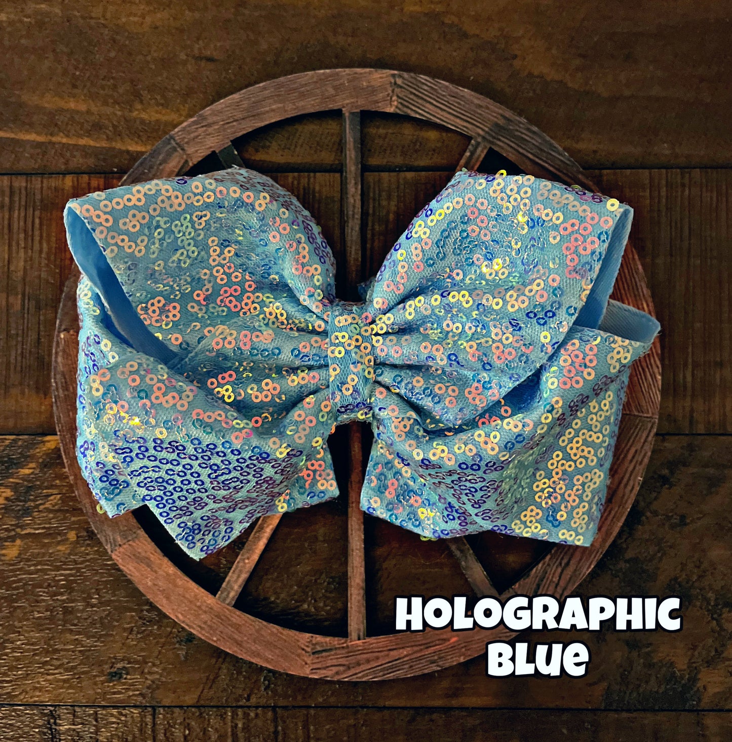 6.5” Double Layer Sequin Hair Bows