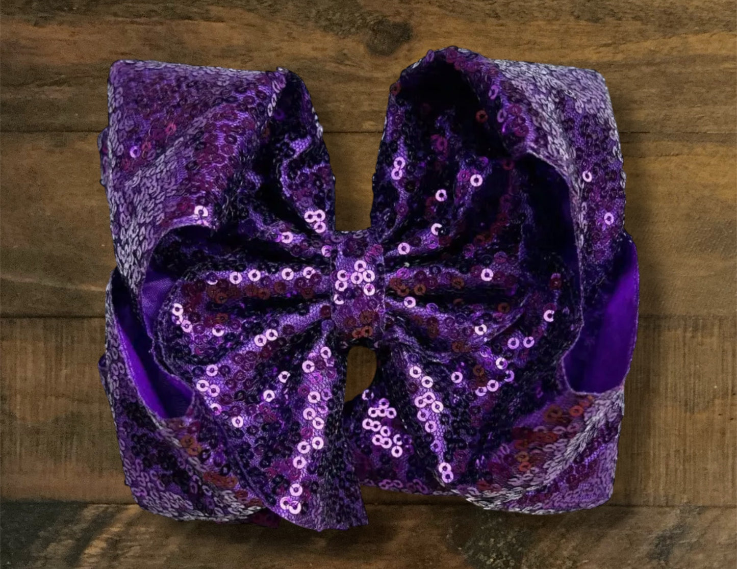 6.5” Double Layer Sequin Hair Bows