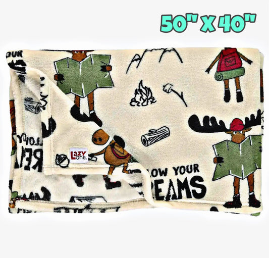 Follow Your Dreams - Travel Microfleece Blanket
