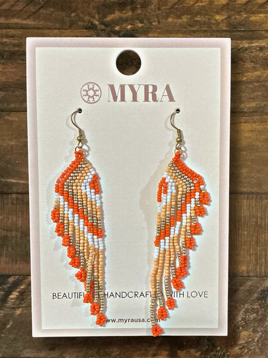 Thunderbird Wing Beaded Earrings
