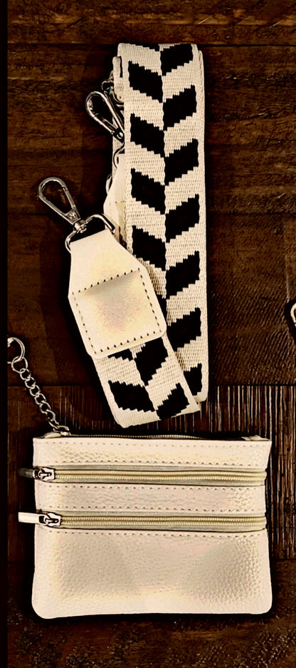 Cell Phone Crossbody Straps with Detachable Wristlet