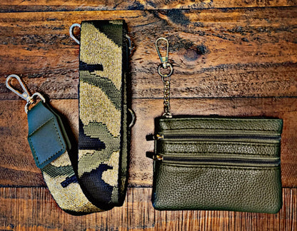 Cell Phone Crossbody Straps with Detachable Wristlet