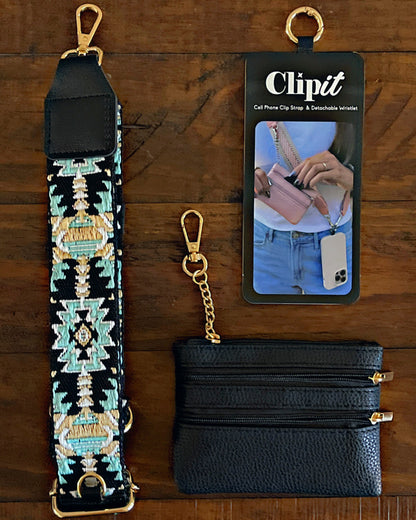 Cell Phone Crossbody Straps with Detachable Wristlet