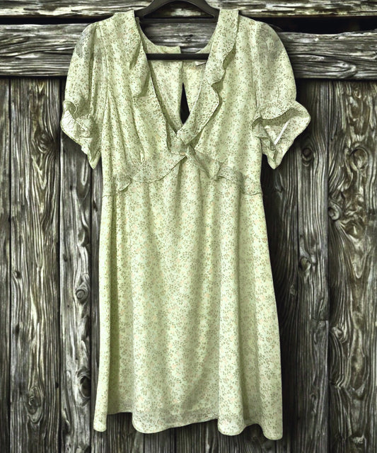 Green Flower Dress