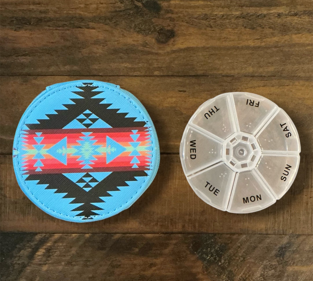 Southwest Print Pill Organizers