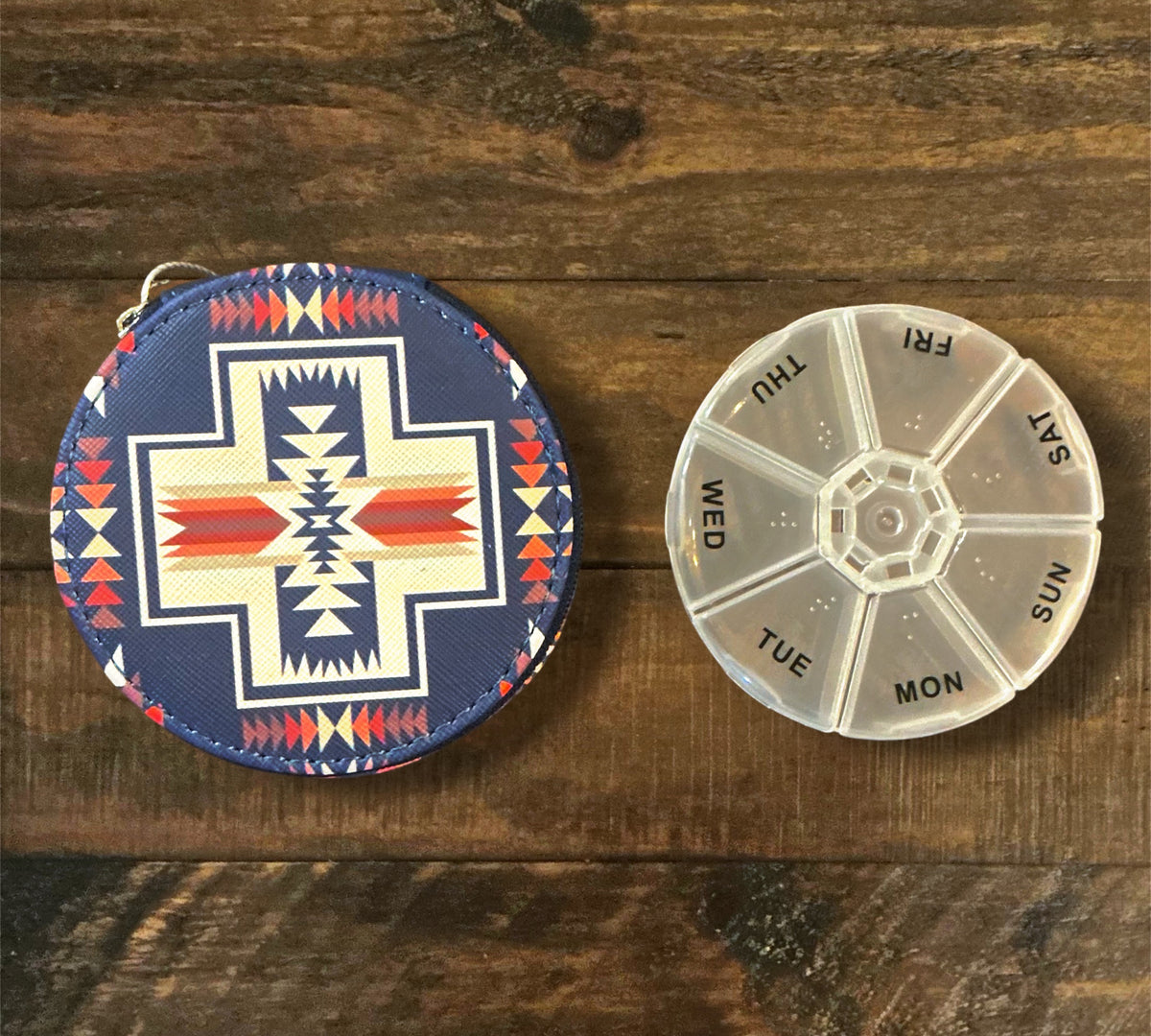 Southwest Print Pill Organizers
