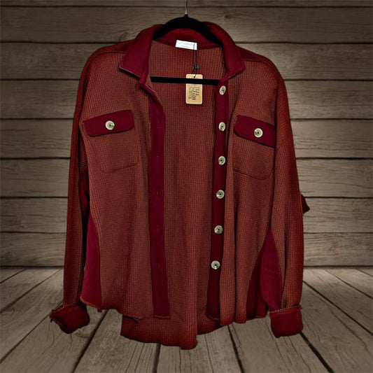 Wine Waffle Shacket