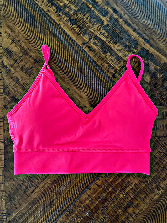 Padded Hot Pink Bralette