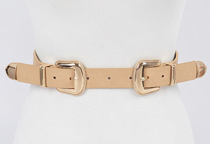 Double Buckle Elastic Belt