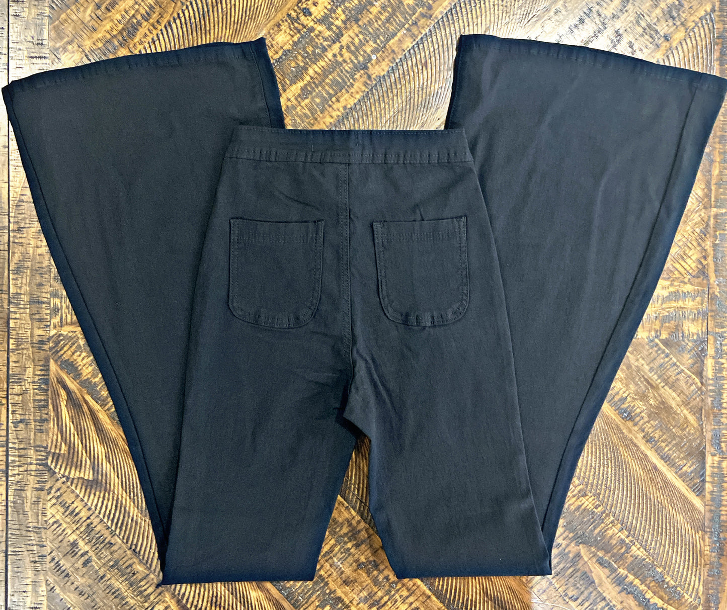 Black Bell Bottom Jeans