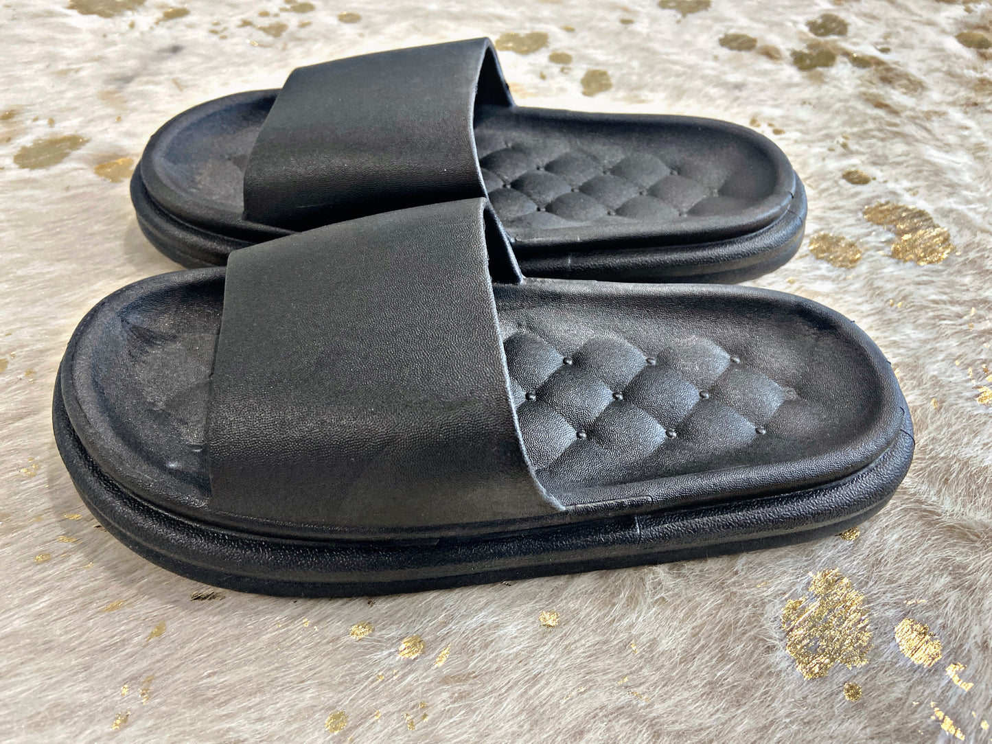 Black Slippers