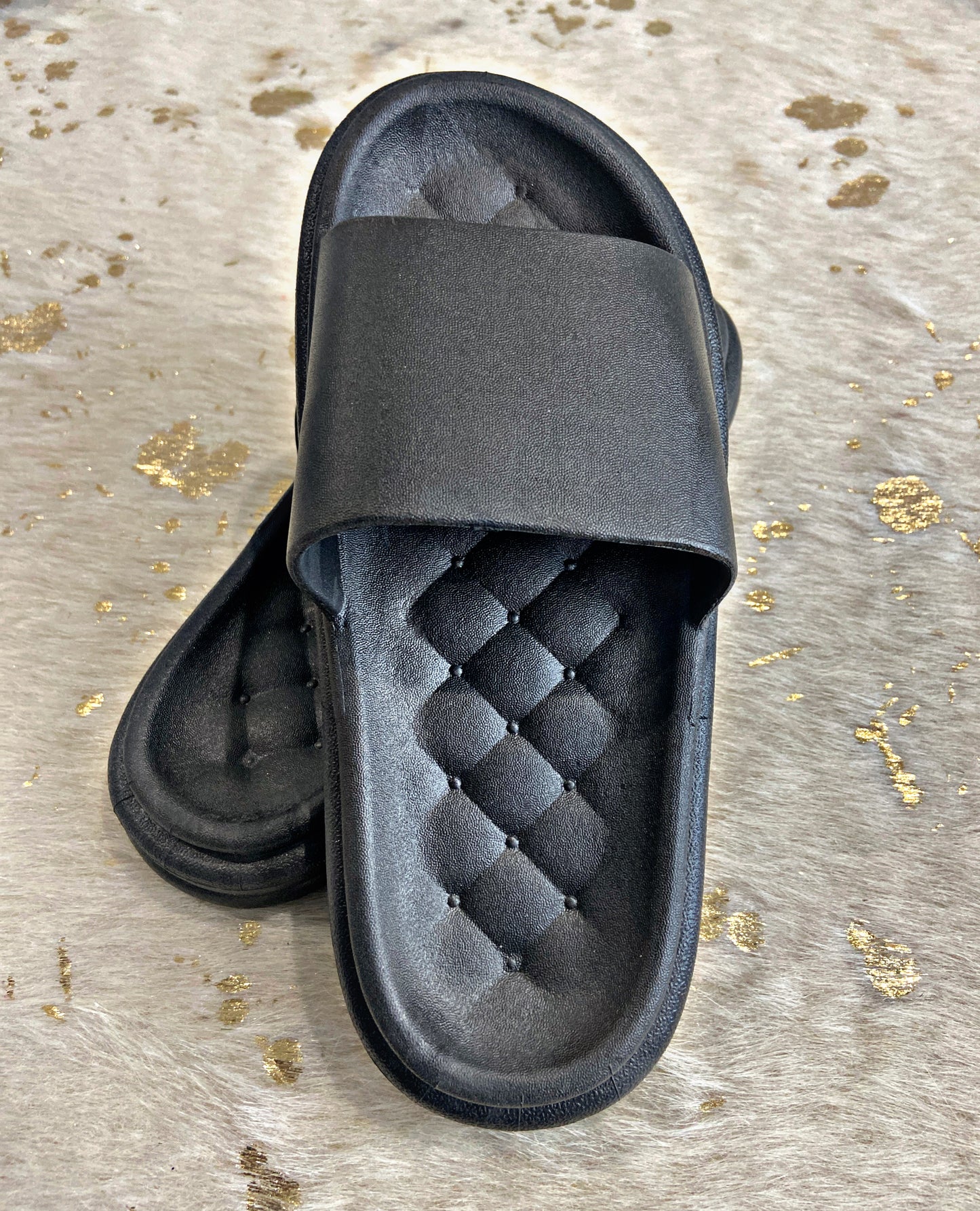 Black Slippers