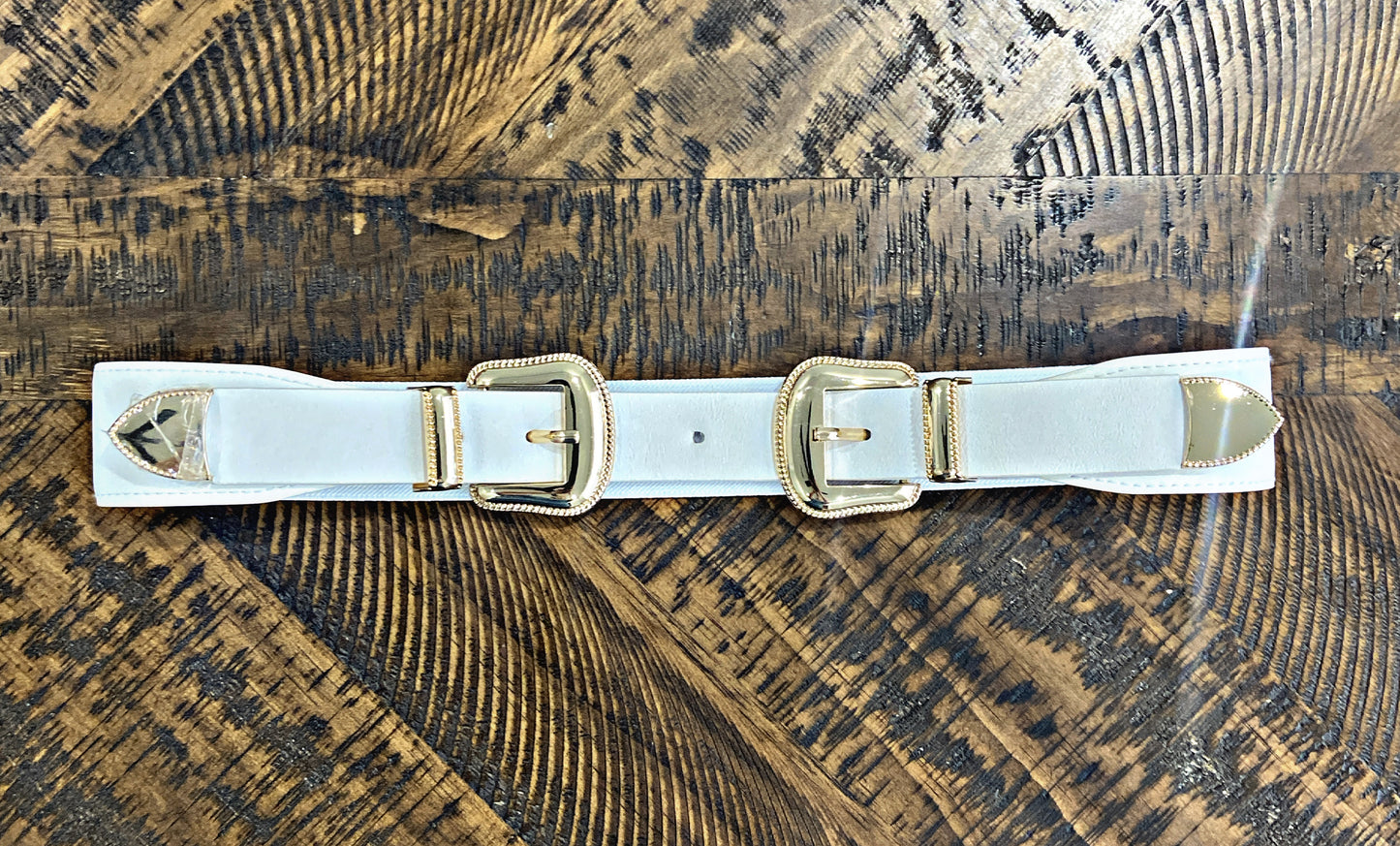 Double Buckle Elastic Belt