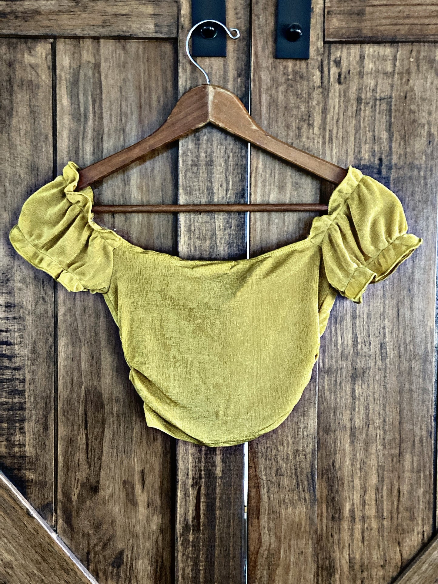 Mustard Tube Slinky Top