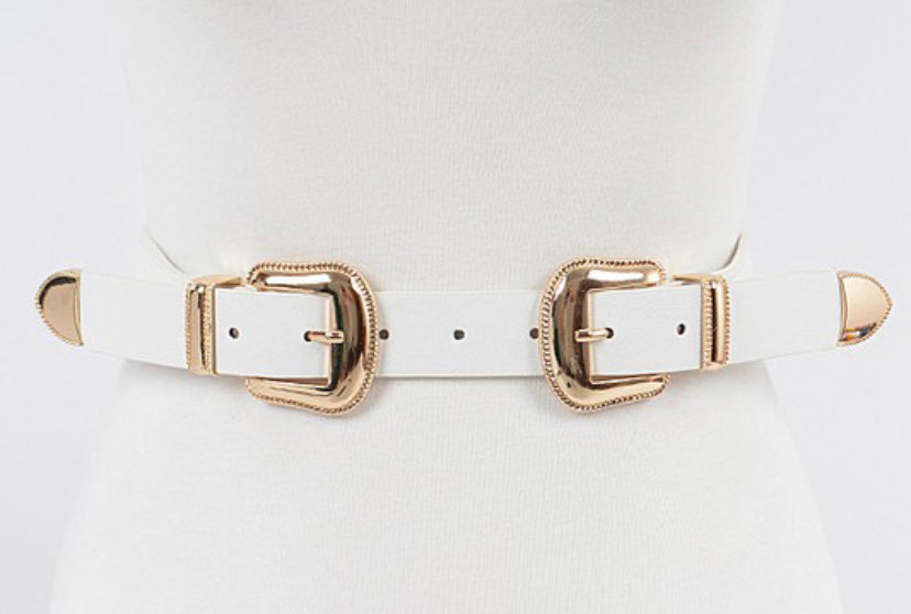 Double Buckle Elastic Belt